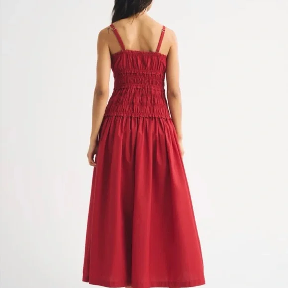 Abercrombie & Fitch Red Maxi Dress - Picture 5 of 6